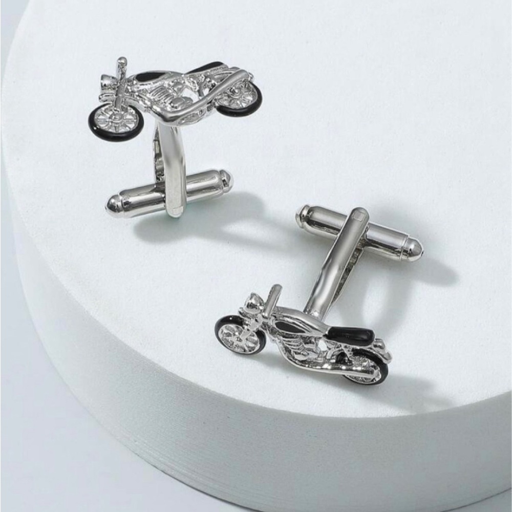 Motorcycle Cufflinks - Picture 2 of 11